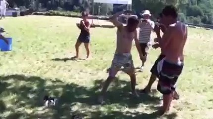 Un mariage bien arrosé