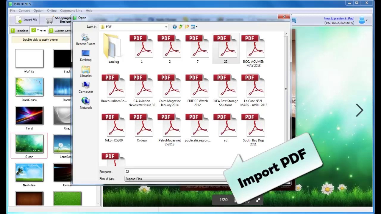 PUB HTML5 – Make Digital Magazine for iPad View