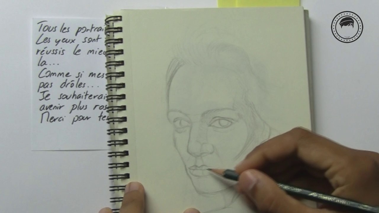 Donner une expression subtile de gaieté au portait