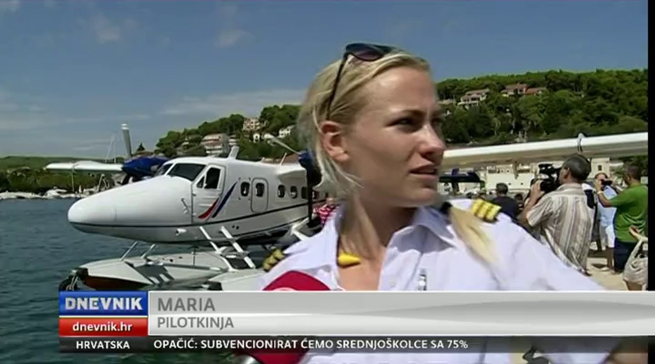 Na otok Hvar hidroavionom