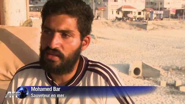 Mohammed, maitre-nageur sauveteur à Gaza