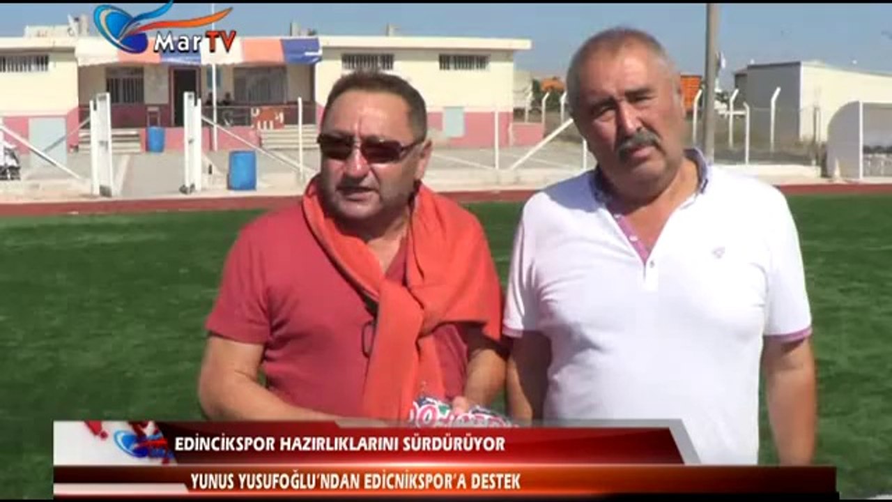 EDİNCİKSPOR HAZIRLIKLARINI SÜRDÜRÜYOR