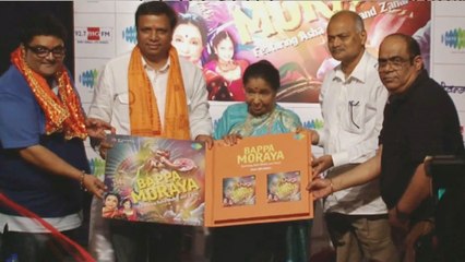 Asha Bhosle @ Bappa Moraya Music Album Launch !