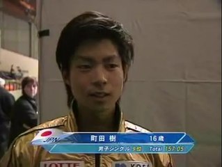 Tatsuki MACHIDA Junior Worlds 2007 interview