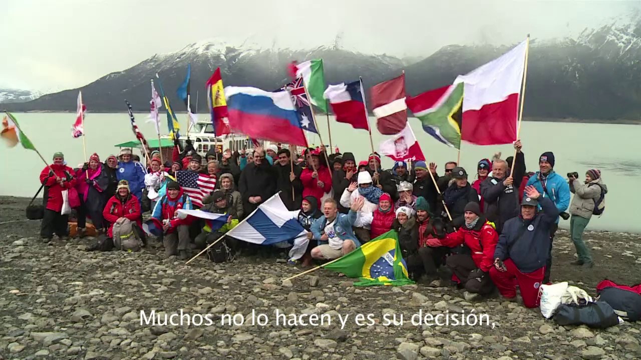 Apasionada por nadar en aguas gélidas