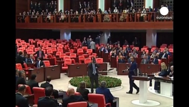 Erdogan sworn in as Turkey's president amid opposition protests