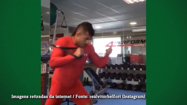 Belfort mostra velocidade em treino para luta contra Weidman