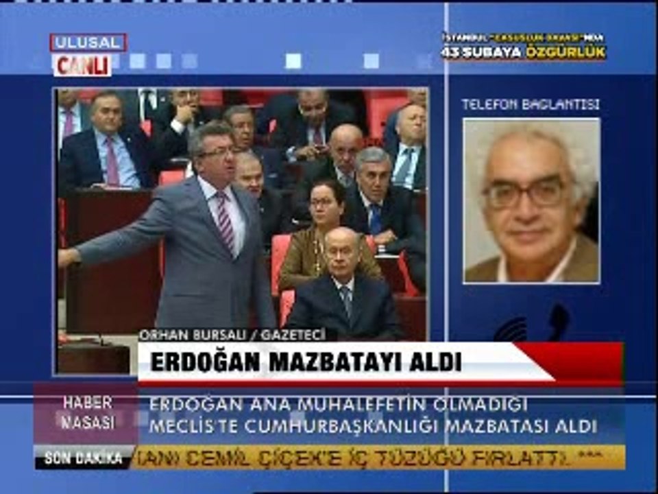 Orhan Bursalı, Erdoğan'ın yemin törenini yorumluyor
