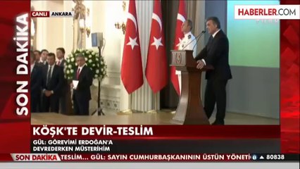 Abdullah Gül "Kardeşim" Diyerek Görevi Devretti