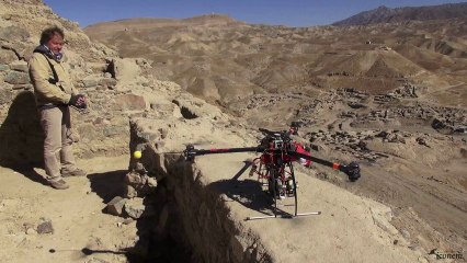 Un drone explore le site archéologique de Mes Aynak