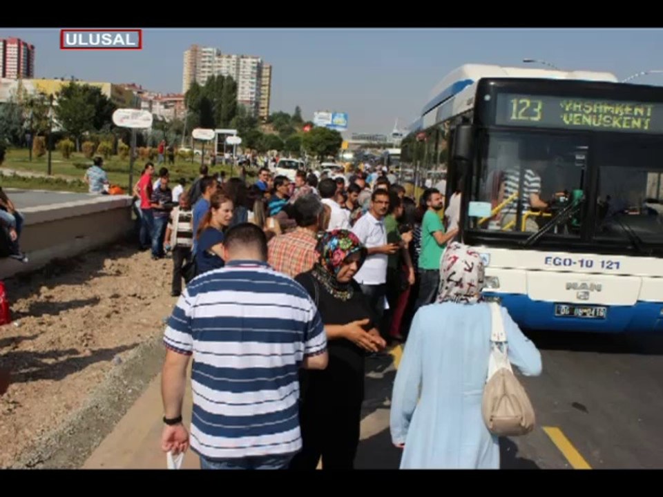 Ankara'da metro çilesi