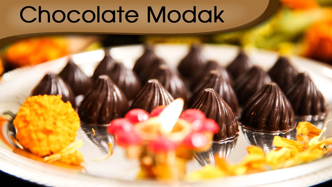 Ganesh Chaturthi Special - Chocolate Modak - Ganpati Special Sweet Dish Recipe By Ruchi Bharani