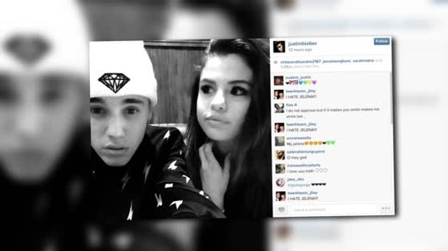 Justin Bieber Posts Pic Cuddling Up With Selena Gomez