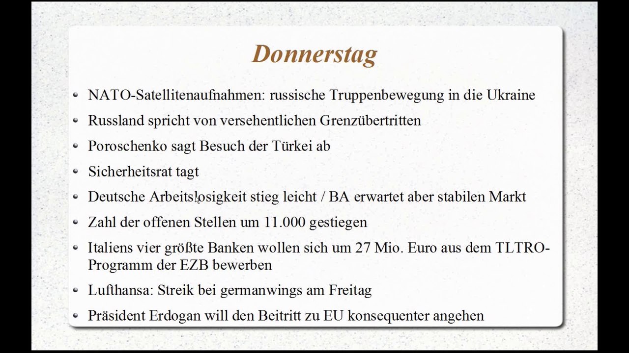 Marktnews: Ukraine überschattet gute Daten aus den USA
