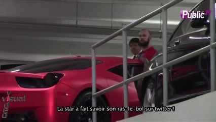 Exclu vidéo : Justin Bieber avec sa Ferrari quelques minutes après son accrochage avec un paparazzi !