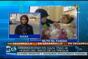 Soldados israelíes diparan al aire para alejar a palestinos del muro