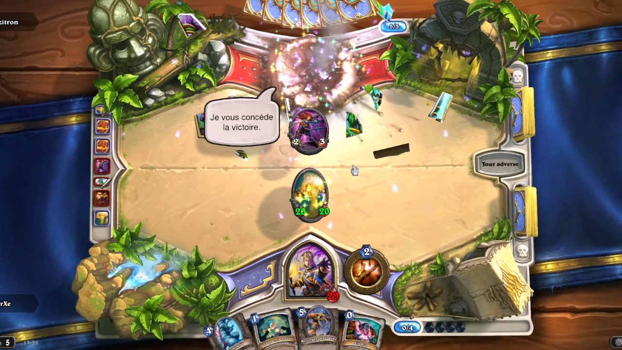 Hearthstone fr : Gameplay WTF, (oneshot, strategy zerg, priest, shaman, troll)