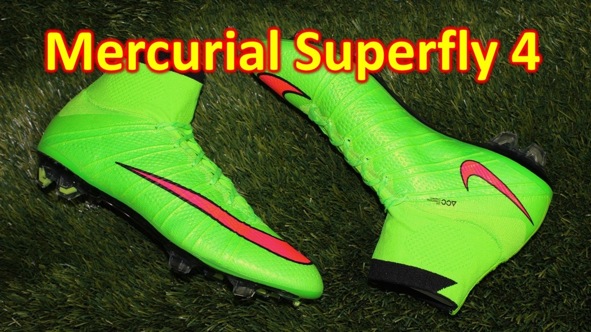 Nike mercurial best sale superfly green pink