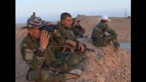 Kurdish forces pound Islamic State militants northeast of Baghdad