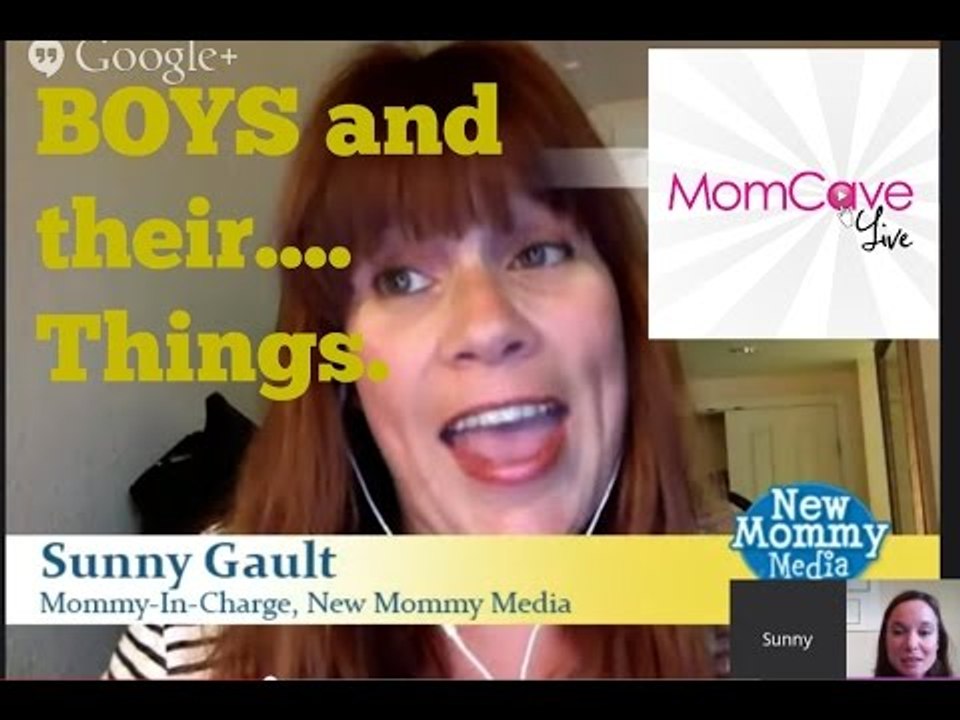 Boys and their...things - NewMommyMedia - MomCave LIVE - Ep 17 - Funny Moms
