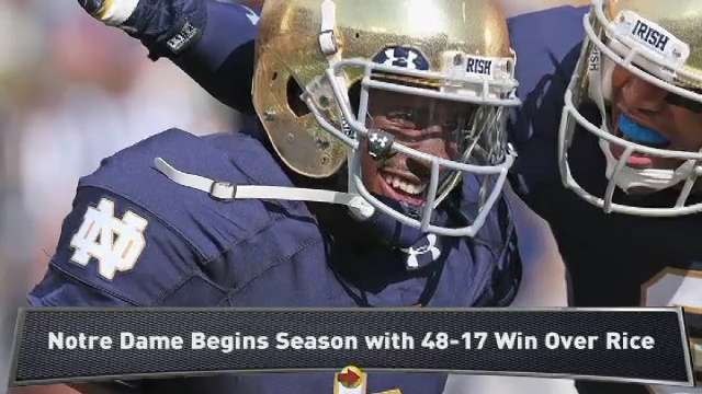 James: Shorthanded Irish Win Opener