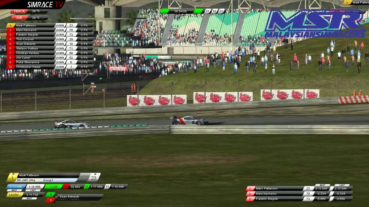 MSR rF2 Test broadcast