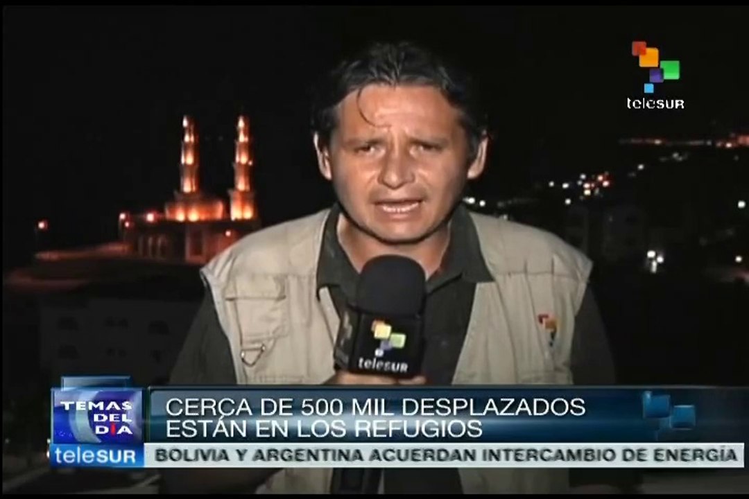 Más de 450 mil palestinos viven como refugiados en escuelas de Gaza