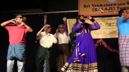 TAGC: CATS: CHICAGO AREA TELUGU SENIORS: PRASUNA VOOTKUR'S "LUNGI DANCE"
