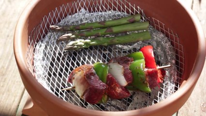 Improvised Terracotta Grill. Become a BBQ Champion!