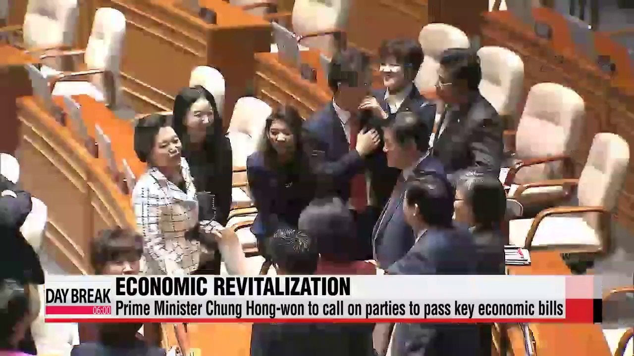 Prime Minister Chung Hong-won to urge National Assembly to pass key economic bills