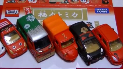 トミカミニカー　福々（ふくふく）トミカ　開運招福！ 招き猫とだるま　TAKARATOMY