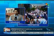 Concluye segundo día de paro de profesores paraguayos