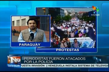 Concluye segundo día de paro de profesores paraguayos