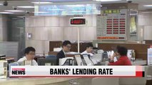 Banks' lending rate falls to all time low of 2.4p in July