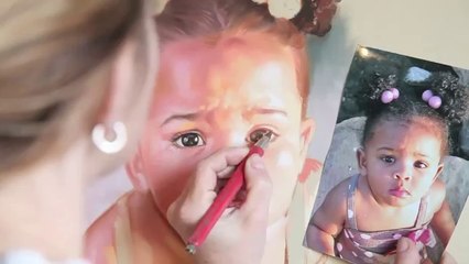 How to make a pastel portrait step by step (read description)