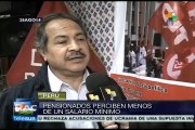 Trabajadores independientes protestan en Lima