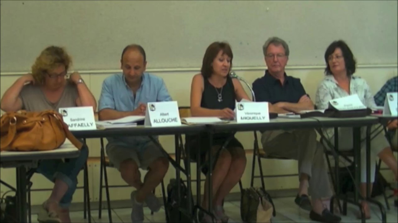 Vidéo Conseil Municipal 3 juillet 2014