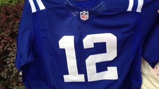 $ 24.38 Cheap NIKE NFL Jerseys Indianapolis Colts 12 luck Blue Game Jerseys on jerseys-china.cn