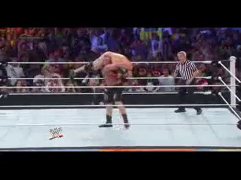 WWE. Brock Lesnar vs Cena. For the world heavy weight champion. Full Match HD