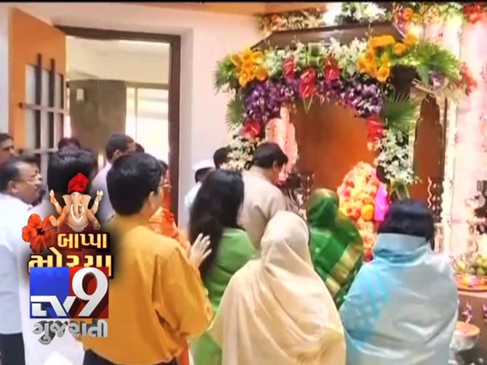 Maharashtra CM Prithviraj Chauhan celebrates Ganesh Chaturthi - Tv9 Gujarati