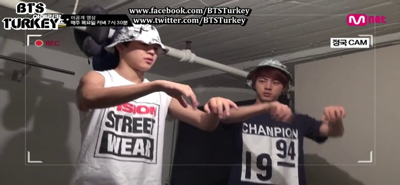 [Türkçe Altyazılı] American Hustle Life Ep. 3 Unreleased Cut: BTS Jimin,Suprised transformation to be a Dance teacher for Jin!