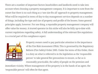 Hamilton King - Fire Risk Assessments