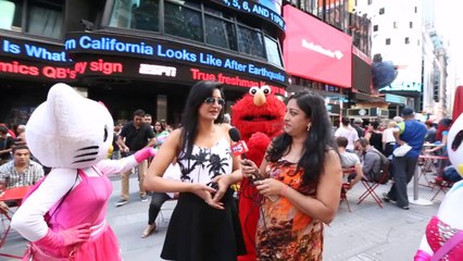 Vimala Raman - ALS Ice Bucket Challenge at Times Square