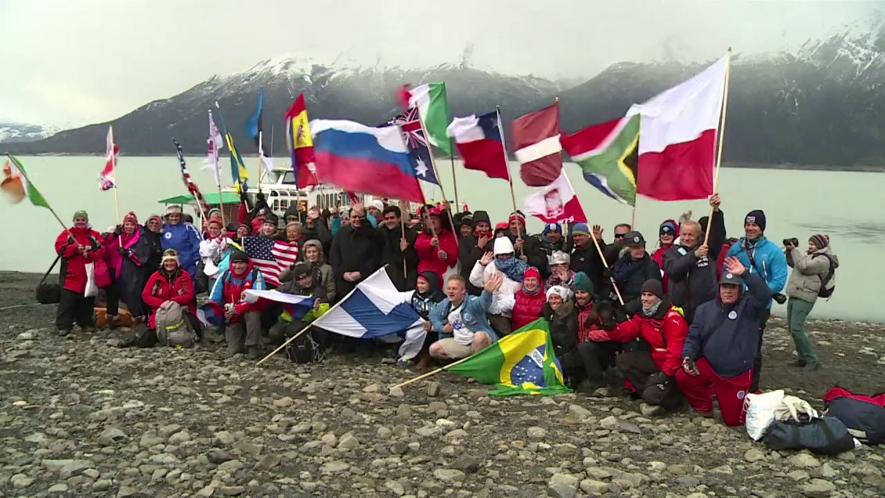 Ice-swimming grannies defy age and cold in Patagonia