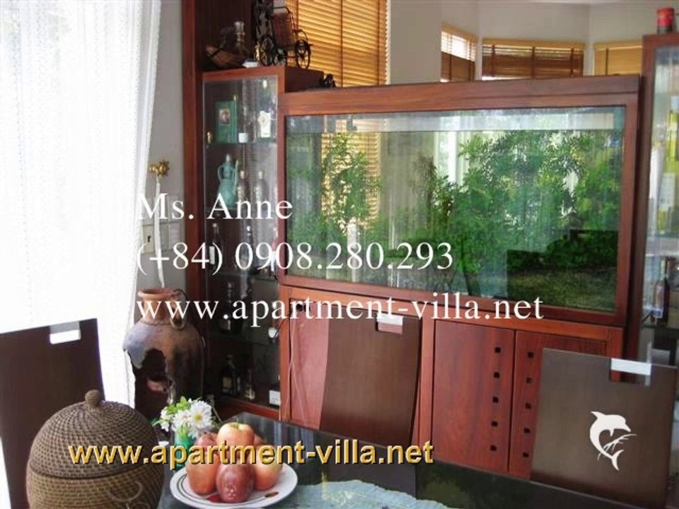 Hung Thai villa for rent with swimming pool in Phu My Hung, full furniture, safe and nice area
