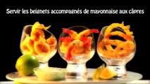 Recette Choumicha  Beignets de fruits de mer et de rondelles doignon (Vf)