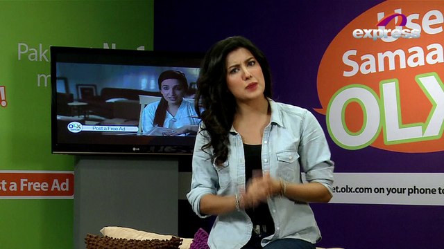 Used Samaan ko OLX kar do - Mehwish Hayat promoting OLX