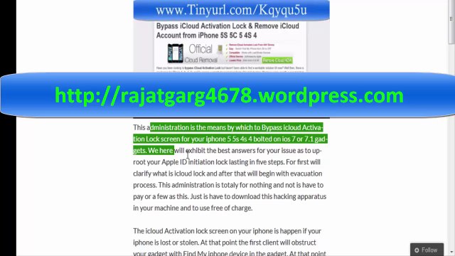 iCloud Activation Lock Bypass for iPhone 4s 5 5c Fully Working