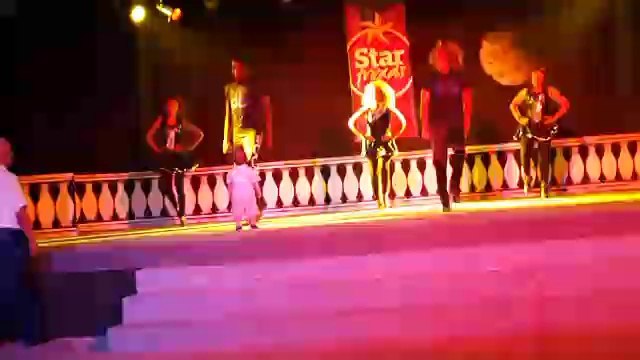 The future star rocking on stage!!