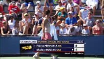 Shelby Rogers - Flavia Pennetta: 0-2 | Karşılaşmanın önemli anları